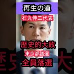 ㊗️2万再生!石丸伸二氏が代表を務める「再生の道」東京都議選で立候補者42人全員が落選し歴史的大敗　#石丸伸二 #政治 #再生の道